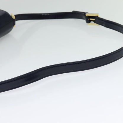 Saint Laurent Vintage Shoulder Bag Leather, BLUE, LEATHER, Shoulder bag