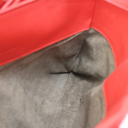 Bottega Veneta Roma Bag Intrecciato Nappa, RED, LEATHER, Handbag