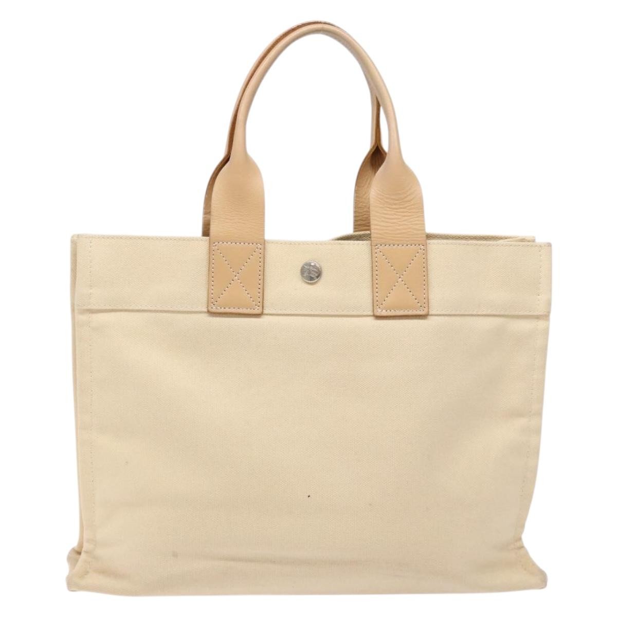 Burberry Blue Label Tote Bag Canvas, BEIGE, CANVAS, Tote bag
