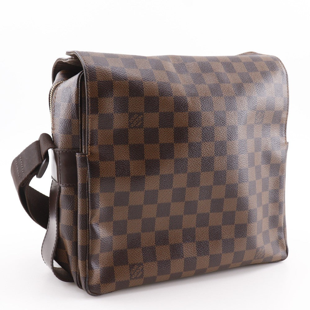 Louis Vuitton Naviglio Handbag Damier, BROWN, CANVAS, Shoulder bag