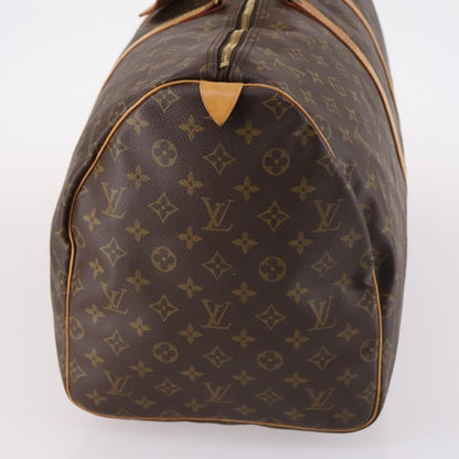 Louis Vuitton Keepall Bag Monogram Canvas, BROWN, CANVAS, Travel bag