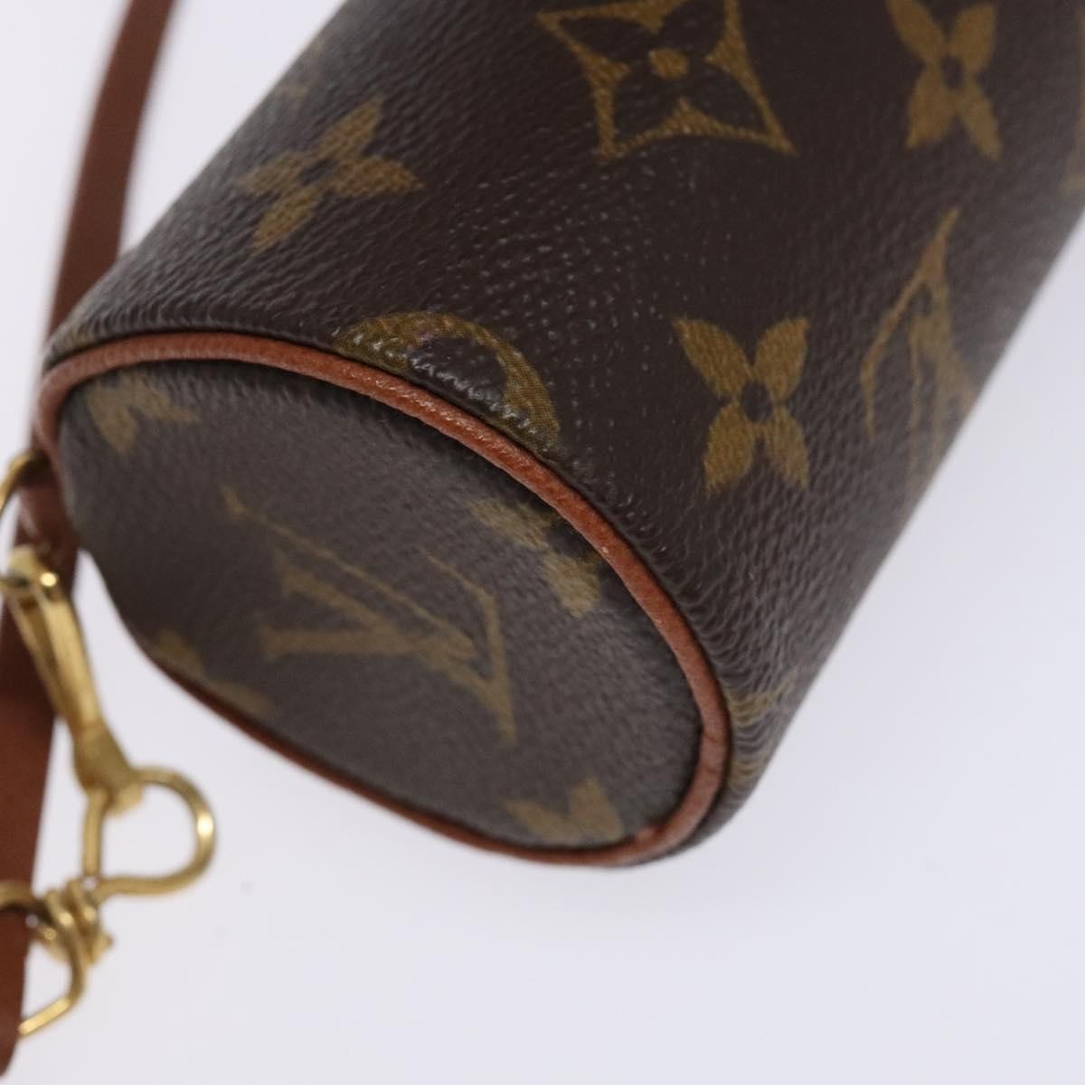 Louis Vuitton Papillon Pochette Monogram Canvas, BROWN, CANVAS, Handbag