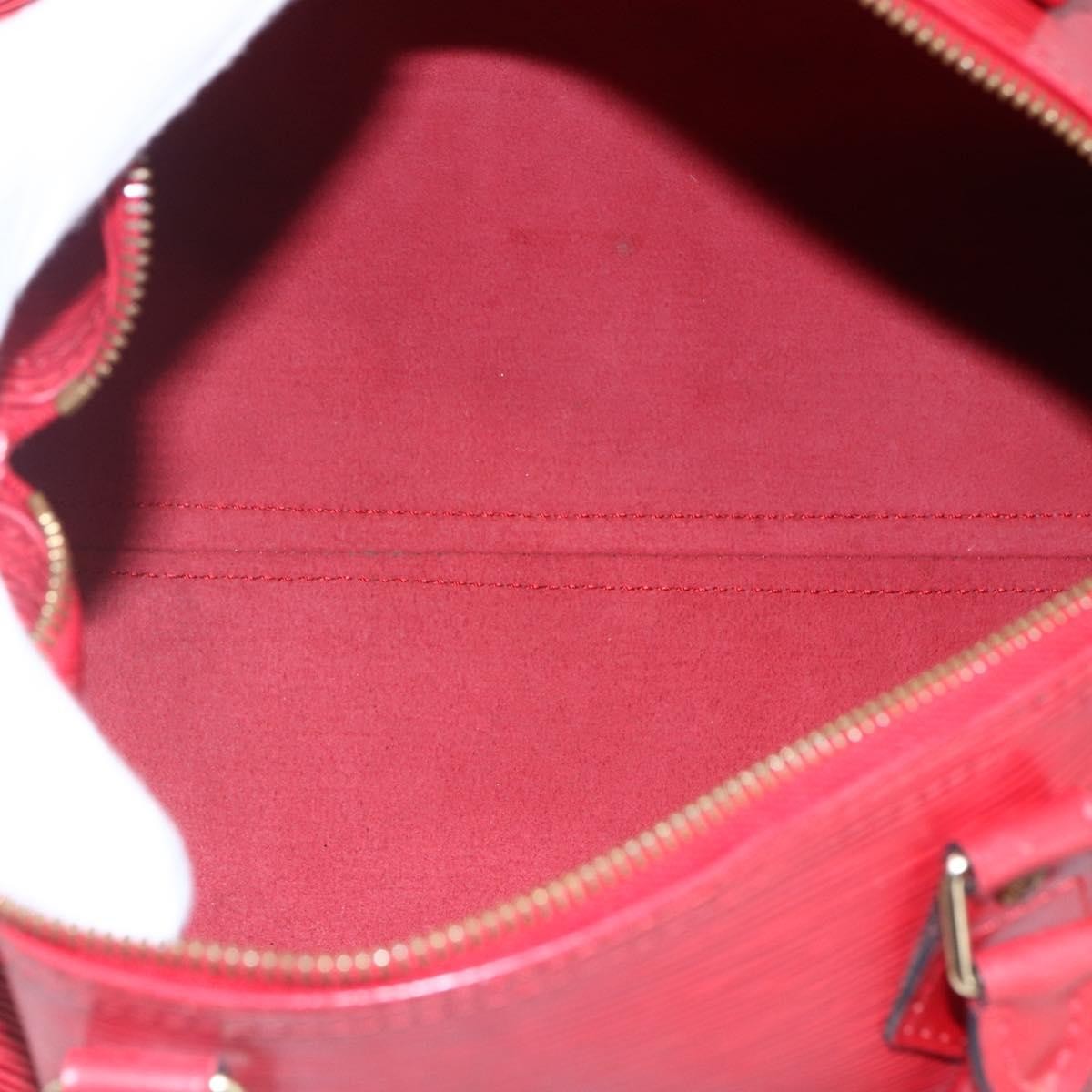 Louis Vuitton Speedy Handbag Epi Leather, RED, LEATHER, Handbag