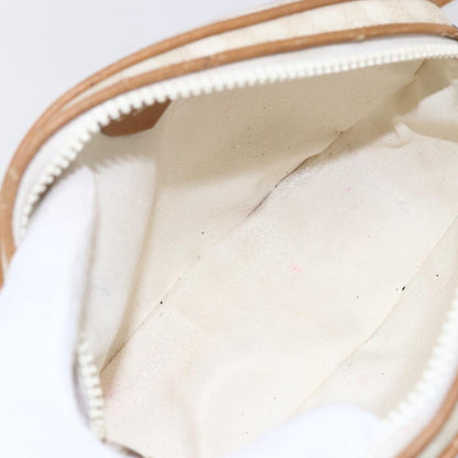 Celine Macadam Shoulder Bag PVC Leather, WHITE, PVC, Shoulder bag