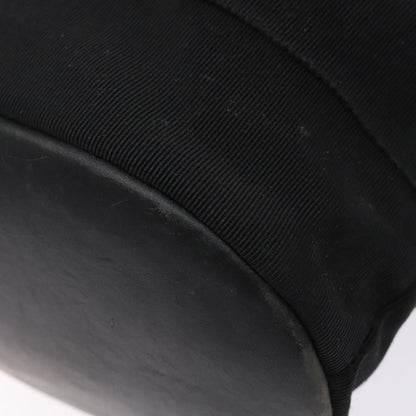 Salvatore Ferragamo Vala Shoulder Bag Canvas, BLACK, CANVAS, Shoulder bag