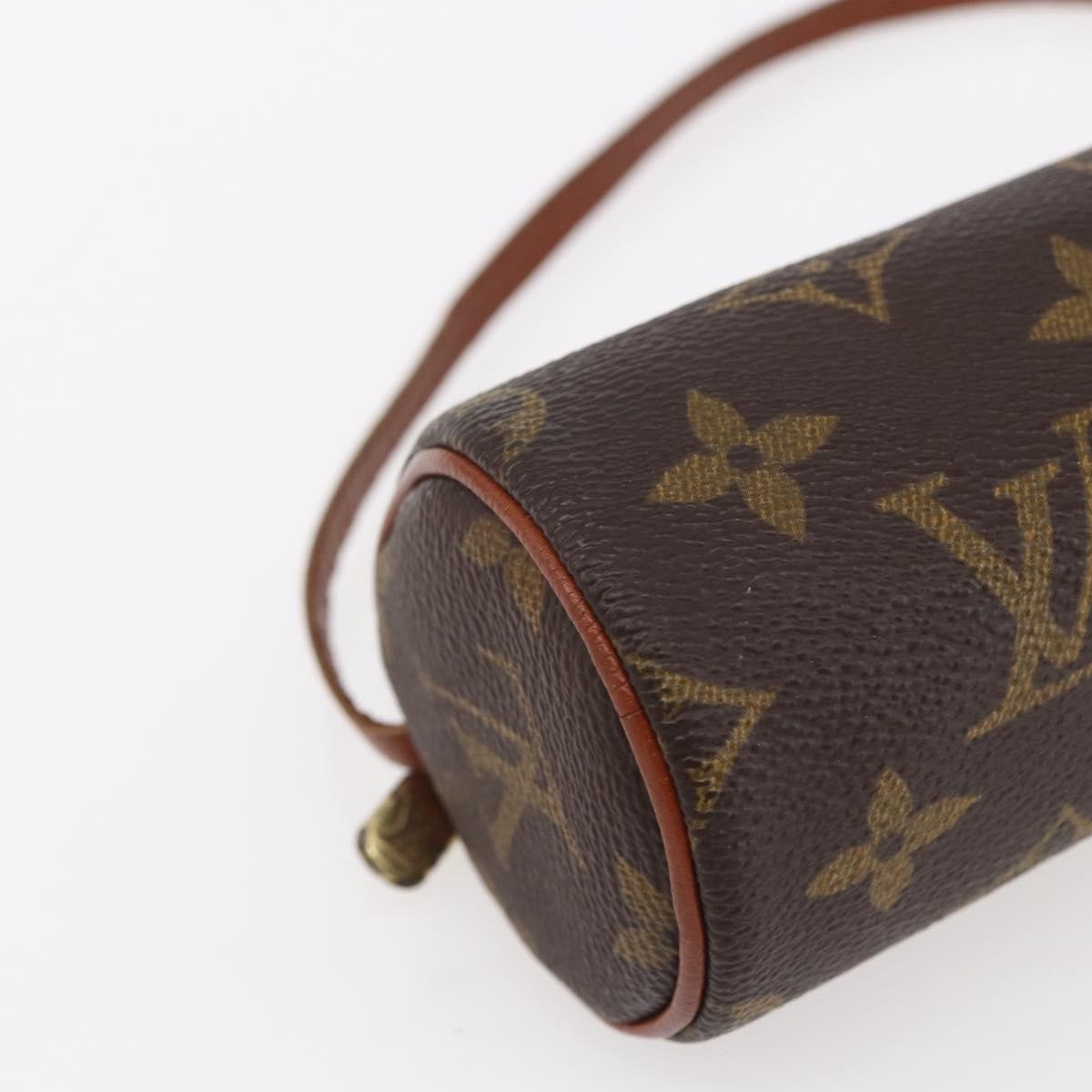 Louis Vuitton Papillon Handbag Monogram Canvas, BROWN, CANVAS, Clutche & pouche