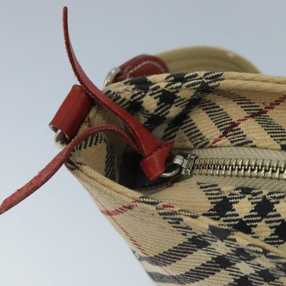 Burberry Shoulder Bag Nova Check Canvas, BEIGE, CANVAS, Shoulder bag