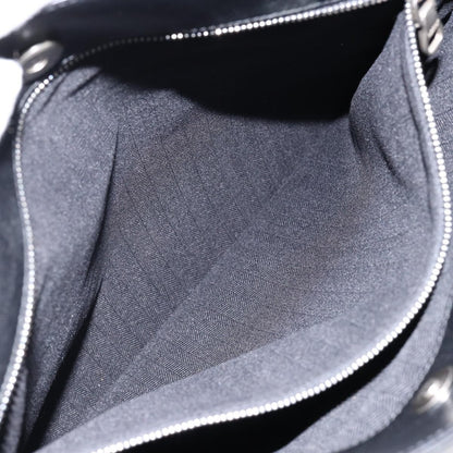 Loewe Vintage Anagram Tote Leather, BLACK, LEATHER, Tote bag