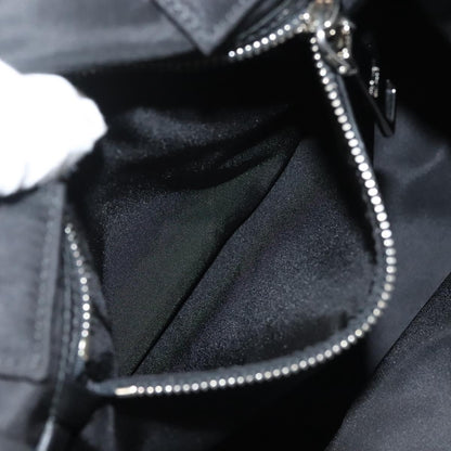 Prada Convertible Double Tote Tessuto, BLACK, NYLON, Handbag