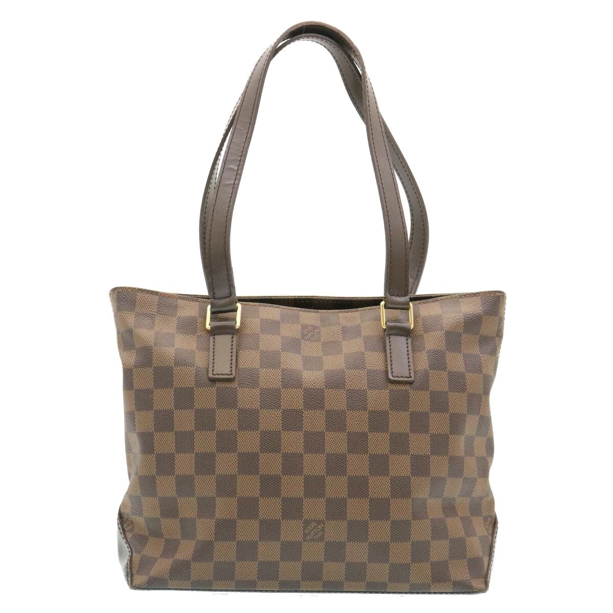 Louis Vuitton Cabas Piano Damier, BROWN, CANVAS, Tote bag