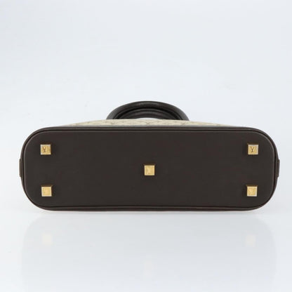 Louis Vuitton Alma Handbag Mini Lin Monogram, KHAKI, CANVAS, Handbag