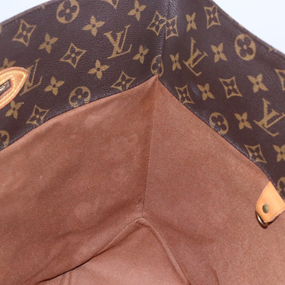 Louis Vuitton Shopping Sac Handbag Monogram Canvas, BROWN, CANVAS, Tote bag