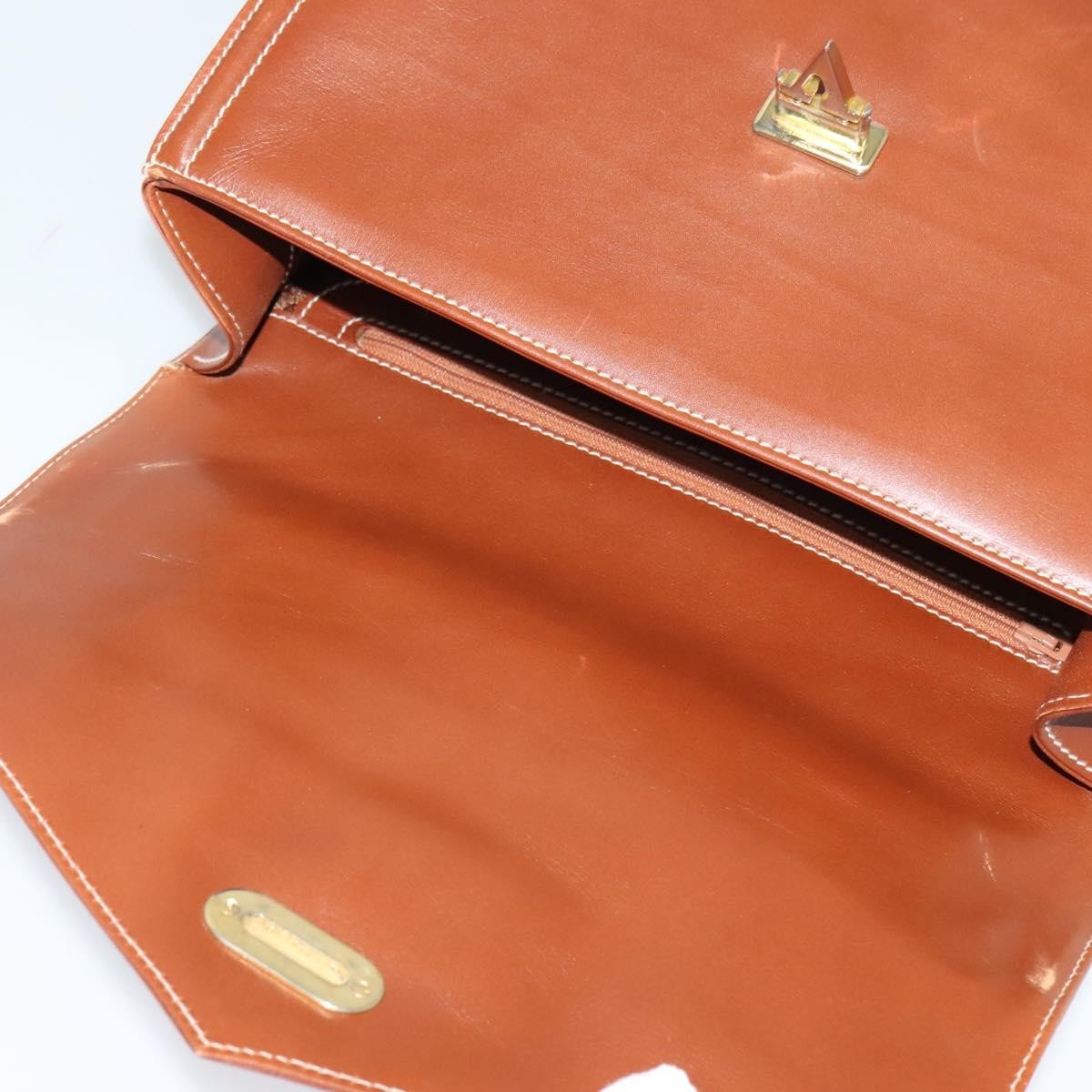 Valentino Garavani Vintage Handbag Leather, BROWN, LEATHER, Handbag