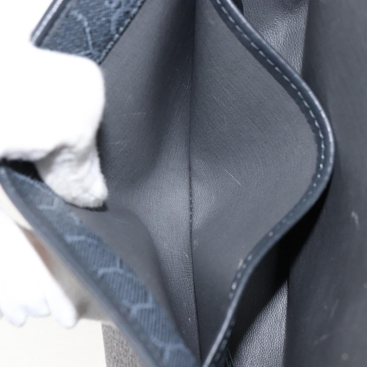 Christian Dior Vintage Honeycomb Shoulder Bag Canvas, BLACK, CANVAS, Shoulder bag