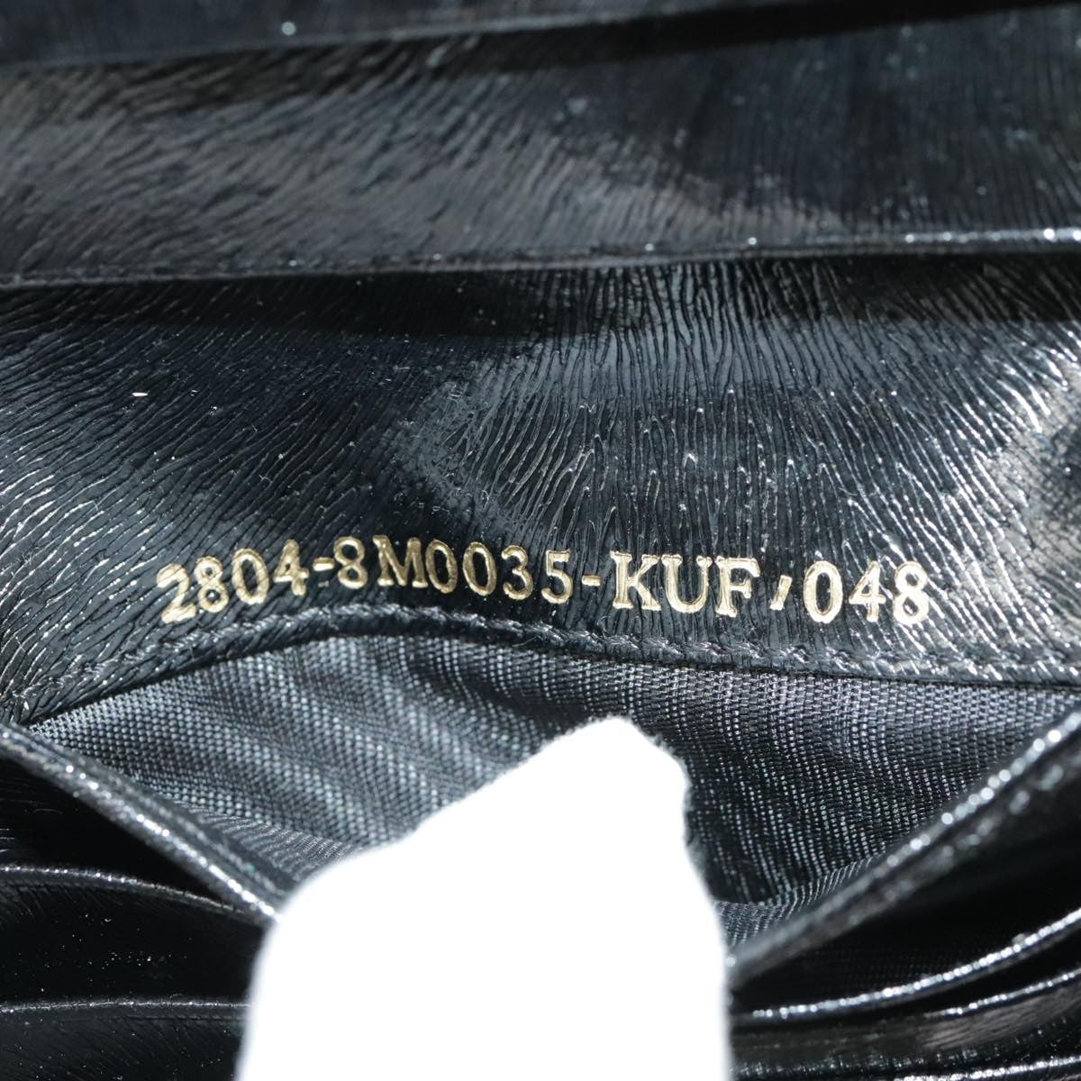 Fendi Bifold Flat Wallet Joshua Vides Printed Leather, BLACK, LEATHER, Wallets