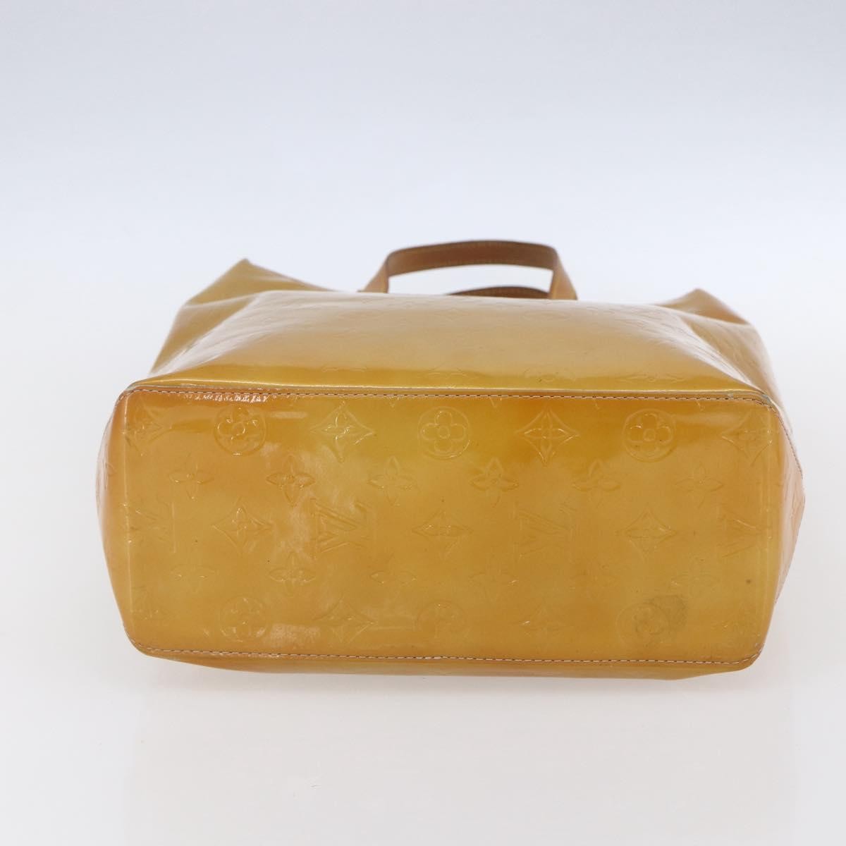 Louis Vuitton Reade Handbag Monogram Vernis, BEIGE, PATENT_LEATHER, Tote bag