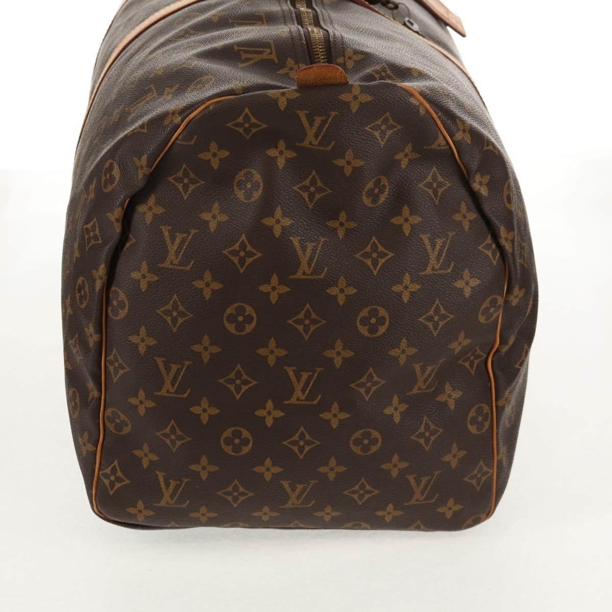 Louis Vuitton Keepall Bag Monogram Canvas, BROWN, CANVAS, Travel bag