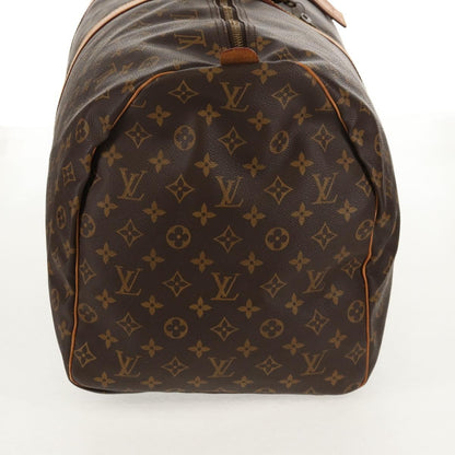 Louis Vuitton Keepall Bag Monogram Canvas, BROWN, CANVAS, Travel bag