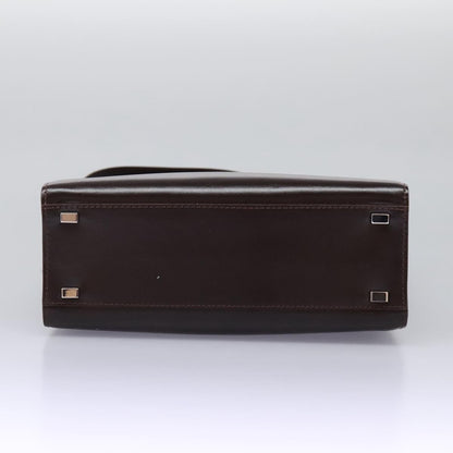 Celine Handbag Leather, BROWN, LEATHER, Handbag