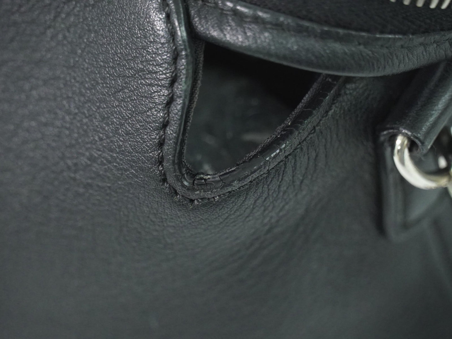 Fendi By The Way Satchel Leather, BLACK, LEATHER, Handbag