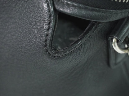 Fendi By The Way Satchel Leather, BLACK, LEATHER, Handbag