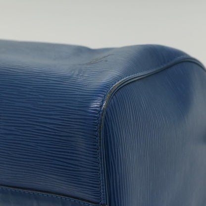 Louis Vuitton Speedy Handbag Epi Leather, BLUE, LEATHER, Handbag