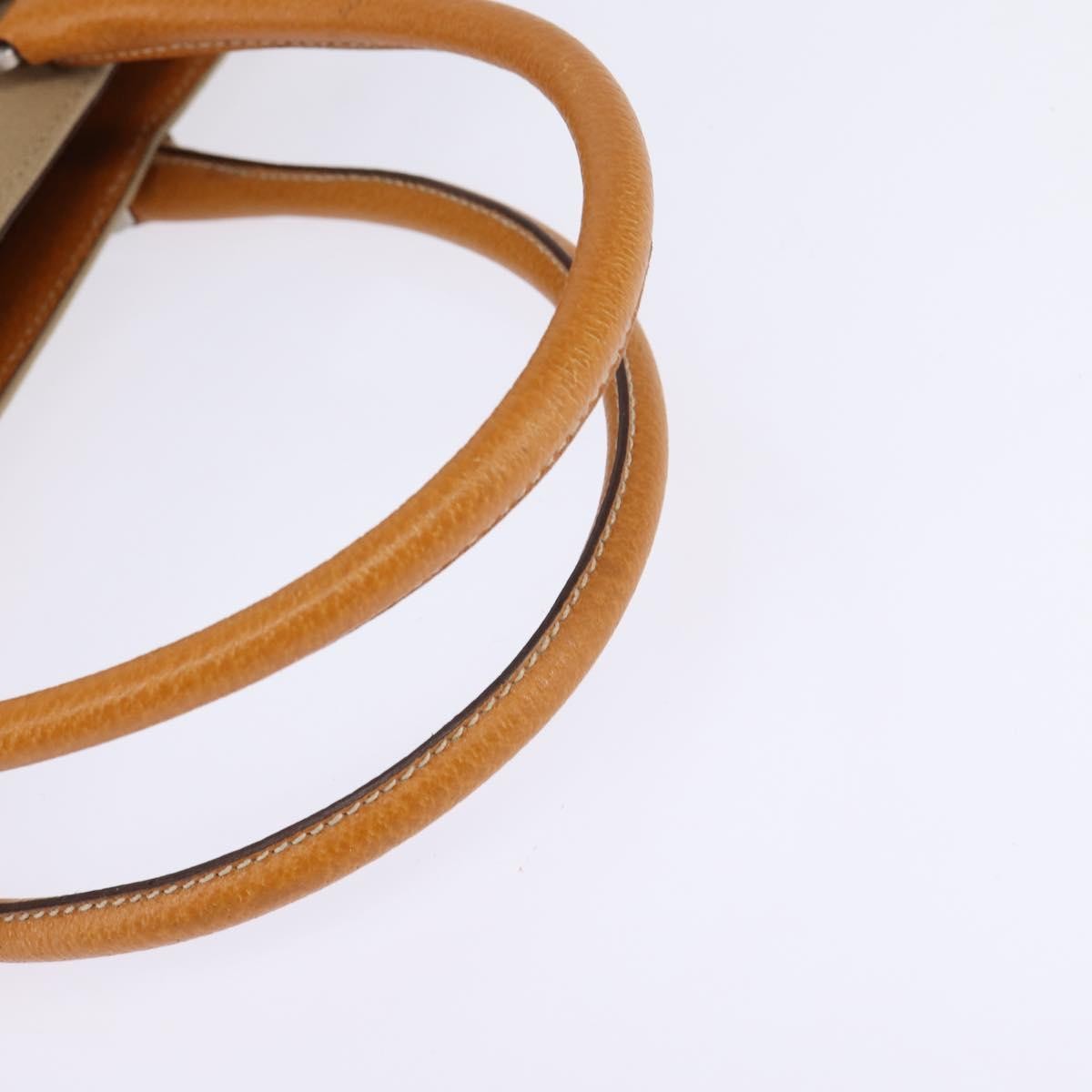 Prada Lux Convertible Open Tote Canvas and leather, BEIGE, CANVAS, Tote bag