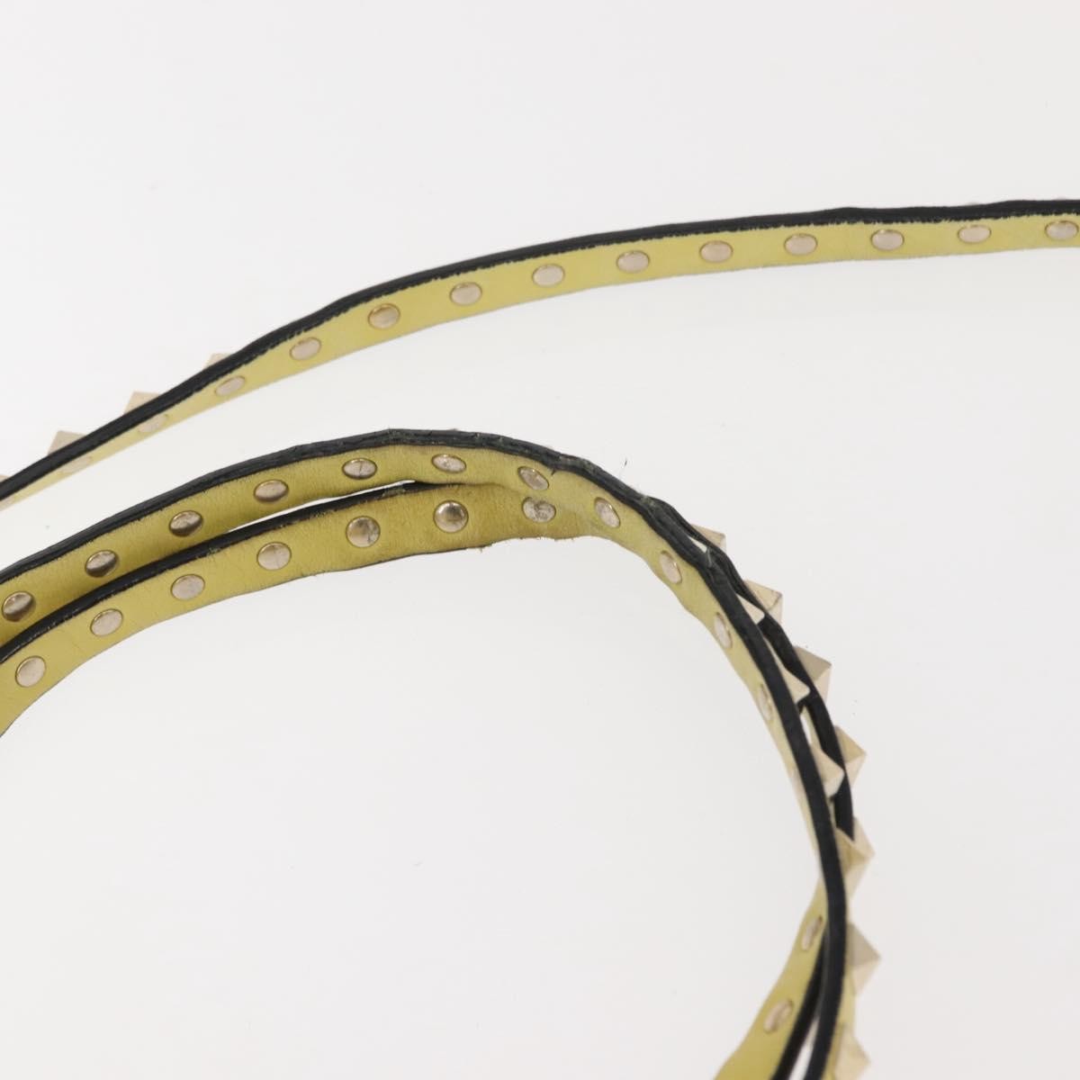 Valentino Garavani Rockstud Tote Soft Leather, YELLOW, LEATHER, Tote bag