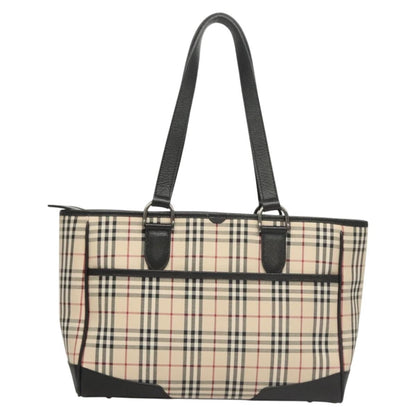 Burberry Nova Check Tote Canvas and Leather, BEIGE, CANVAS, Tote bag