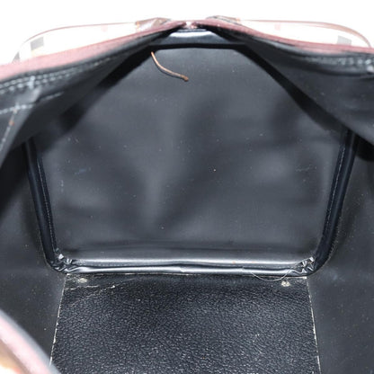 Burberry Vintage Duffle Bag Haymarket Canvas, BEIGE, CANVAS, Travel bag