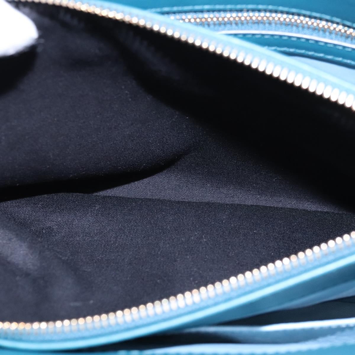 Bvlgari Handbag Leather, TURQUOISE, LEATHER, Handbag