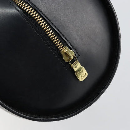Louis Vuitton Soufflot Handbag Epi Leather, BLACK, LEATHER, Handbag