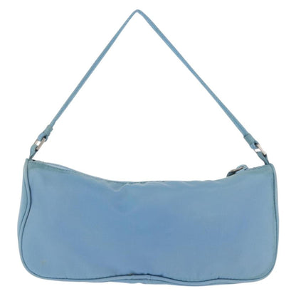 Prada Pochette Shoulder Bag Tessuto, BLUE, NYLON, Clutche & pouche