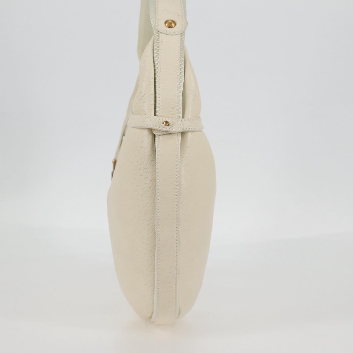 Salvatore Ferragamo Gancini Hobo Leather, BEIGE, LEATHER, Handbag