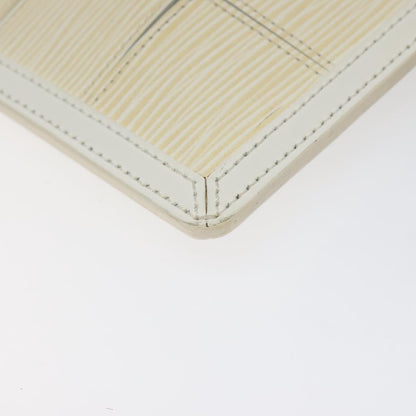 Louis Vuitton Delmonico Pochette Stretch Epi Leather, BEIGE, LEATHER, Clutche & pouche