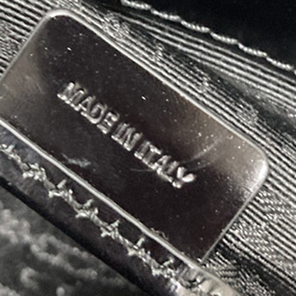 Celine Boogie Satchel Leather, BLACK, LEATHER, Tote bag