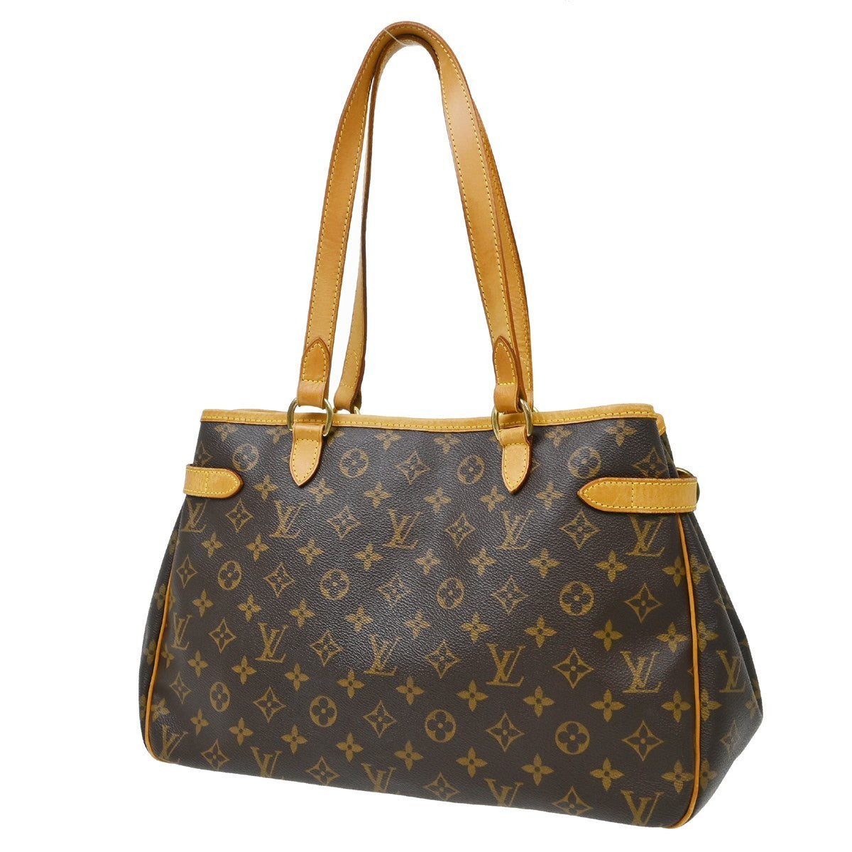 Louis Vuitton Batignolles Handbag Monogram Canvas, Brown, Canvas, Shoulder Bag