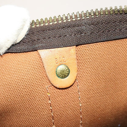 Louis Vuitton Keepall Bandouliere Bag Monogram Canvas, BROWN, CANVAS, Travel bag