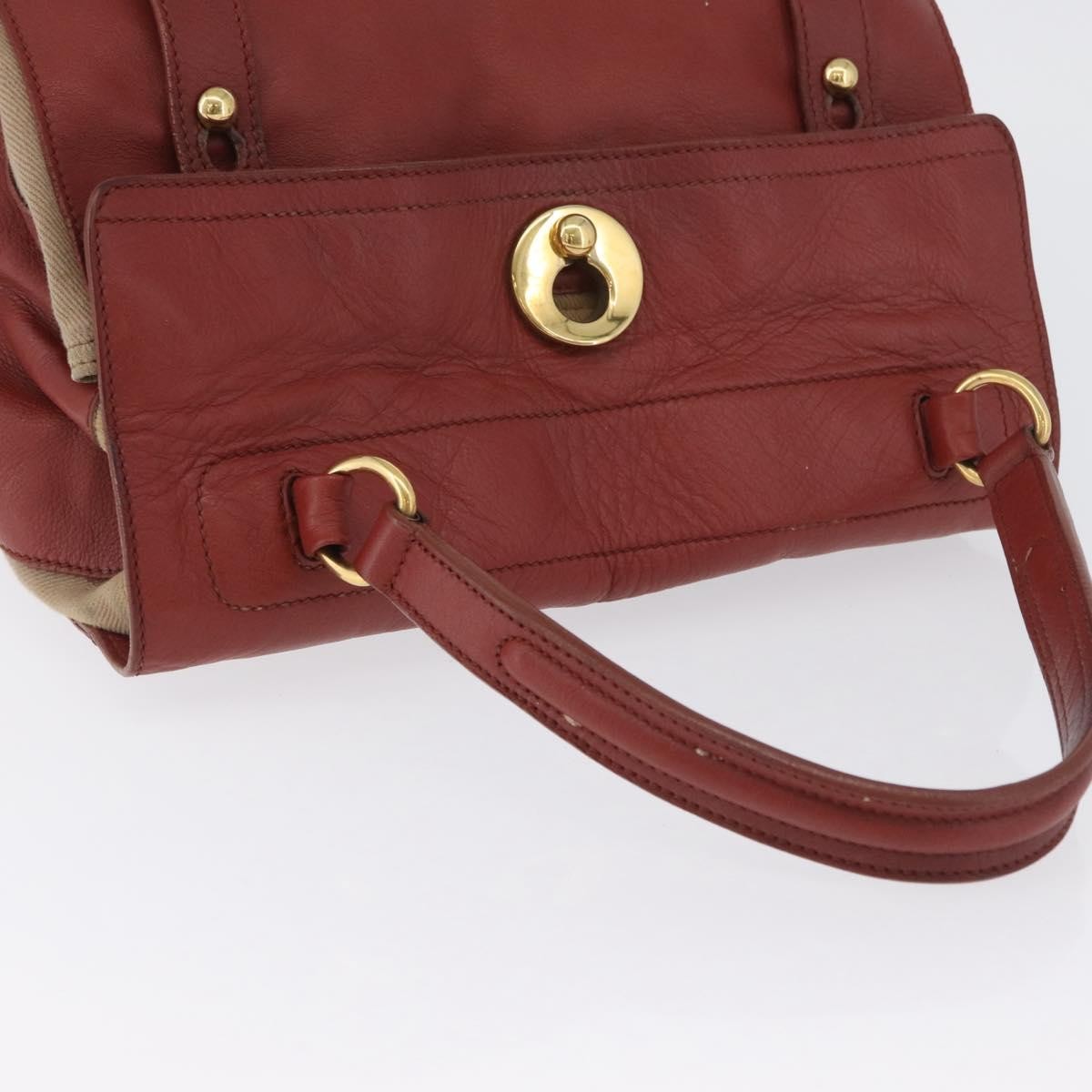 Saint Laurent Muse Two Bag Leather, Red, Leather, Handbag