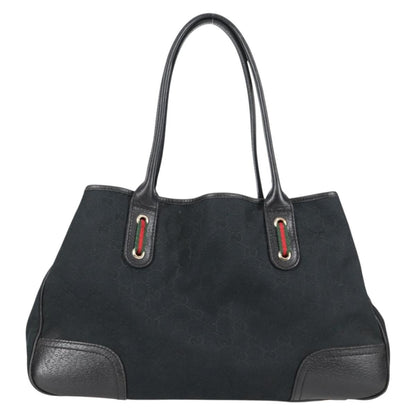 Gucci Princy Tote GG Coated Canvas, BLACK, CANVAS, Tote bag
