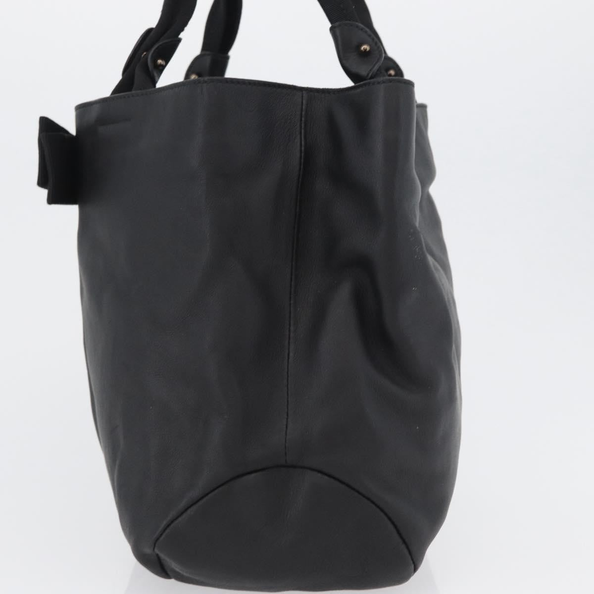 Salvatore Ferragamo Vala tote Leather, BLACK, LEATHER, Tote bag