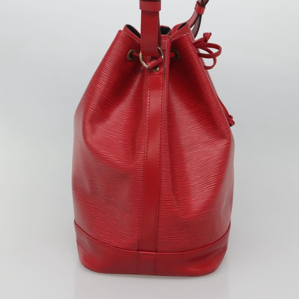 Louis Vuitton Noe Handbag Epi leather, RED, LEATHER, Handbag