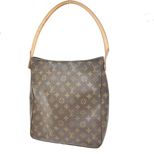 Louis Vuitton Looping Handbag Monogram Canvas, BROWN, CANVAS, Shoulder bag