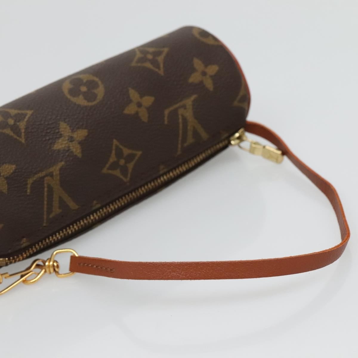Louis Vuitton Papillon Pochette Monogram Canvas, BROWN, CANVAS, Handbag