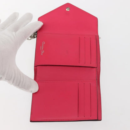 Christian Dior Diorissimo Envelope Wallet Leather, NAVY, LEATHER, Wallets