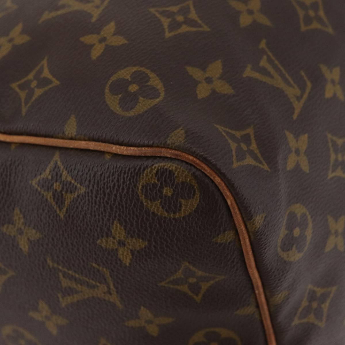 Louis Vuitton Speedy Handbag Monogram Canvas, Brown, Canvas, Handbag