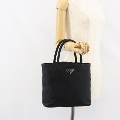 Prada Vintage Zip Tote Tessuto, BLACK, NYLON, Tote bag