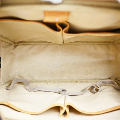 Louis Vuitton Deauville Handbag Monogram Canvas, BROWN, LEATHER, Handbag