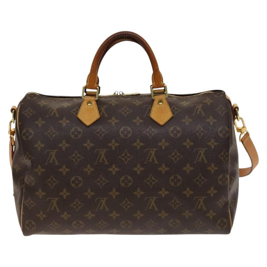 Louis Vuitton Speedy Bandouliere Bag Monogram Canvas, BROWN, CANVAS, Handbag