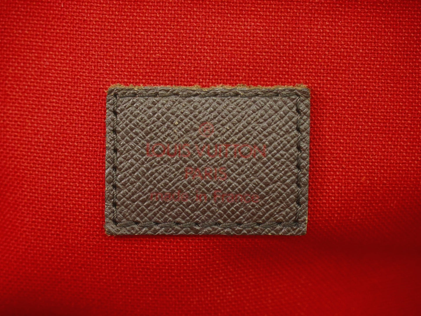 Louis Vuitton Belem Handbag Damier, BROWN, CANVAS, Handbag